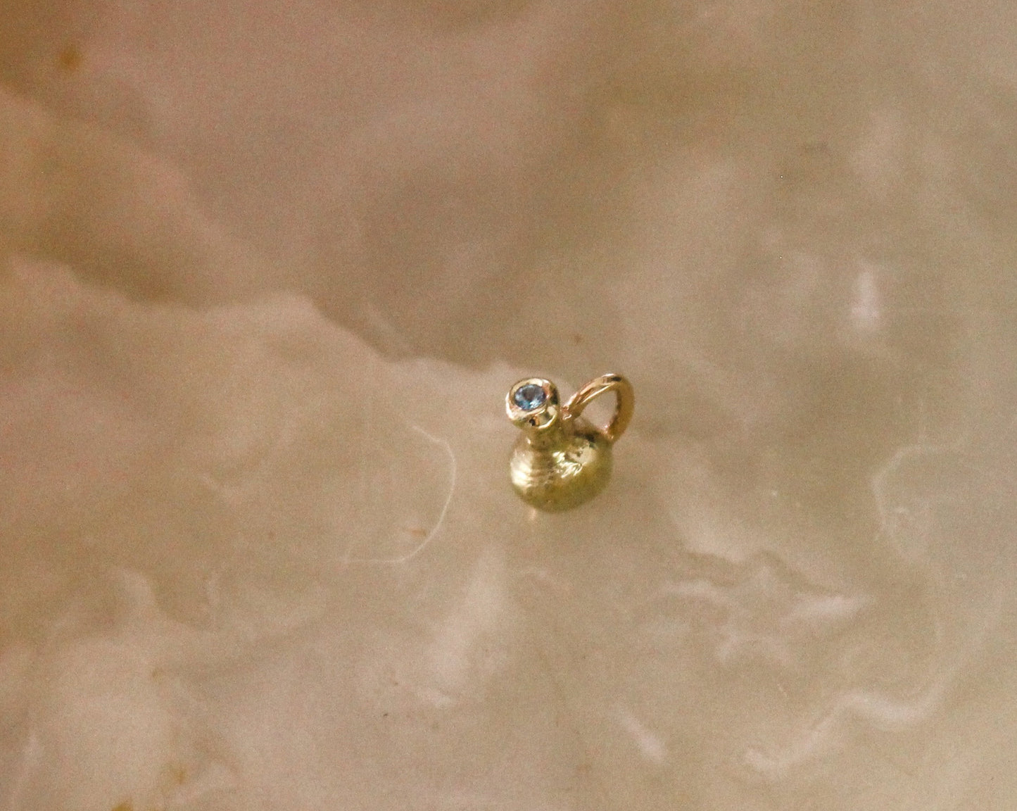 18K Little Aquamarine Vessel