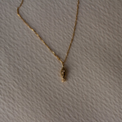 18K Little Fish Necklace