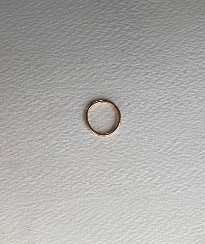 18K Simple Ring