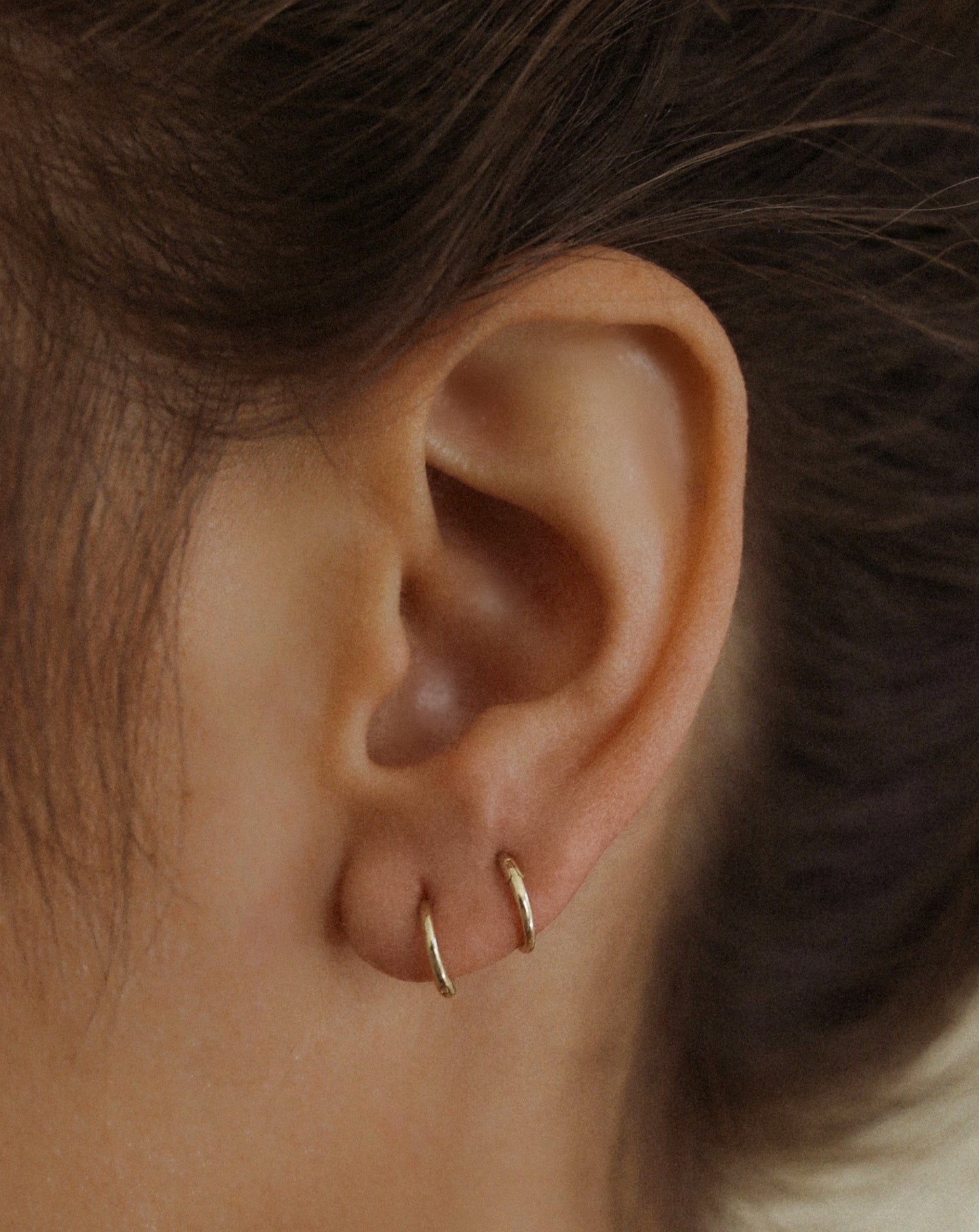 8mm 14K Sleeper Hoops