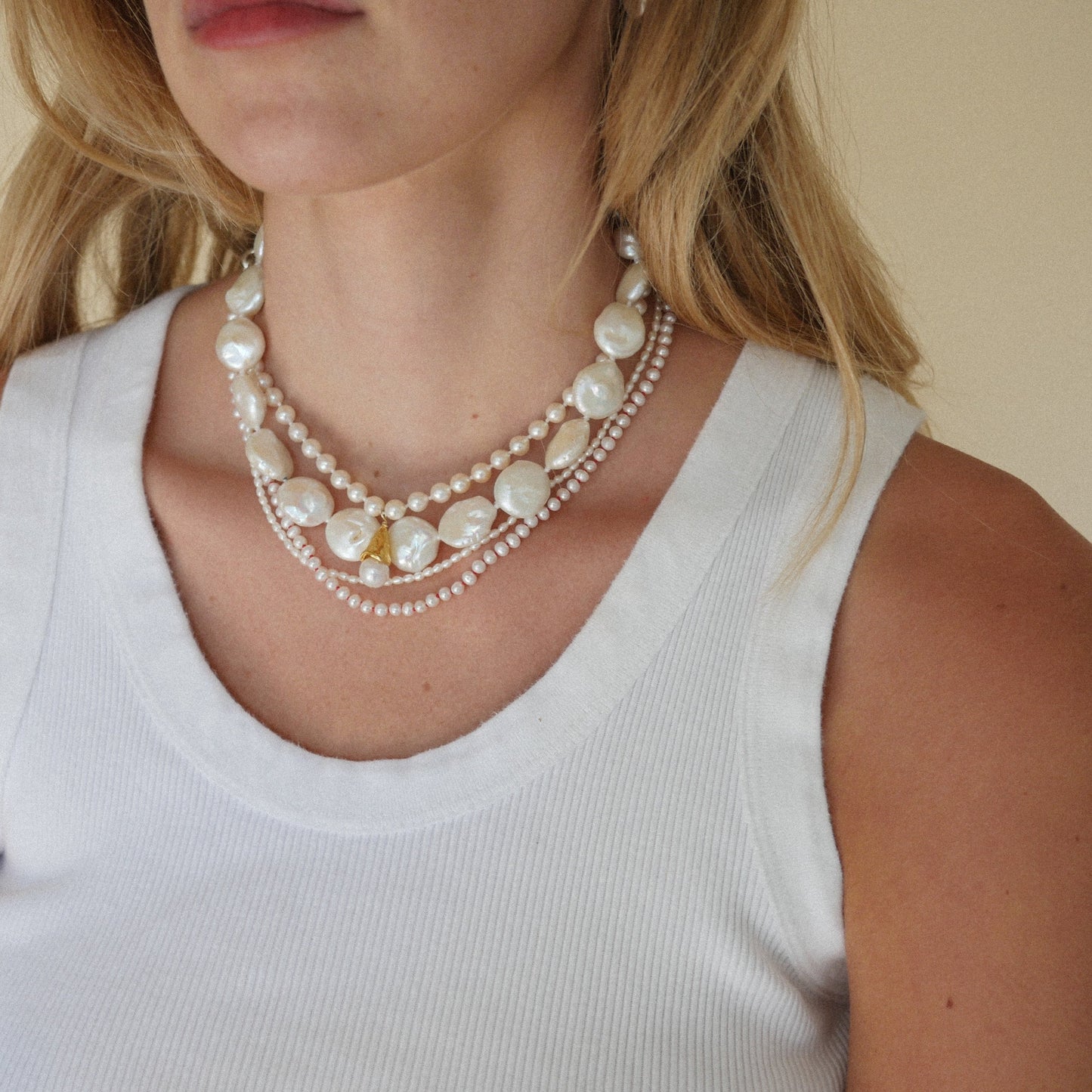 Teardrop Pearl Necklace