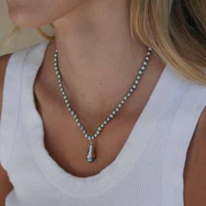 Teardrop Pearl Necklace