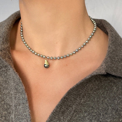 Teardrop Pearl Necklace